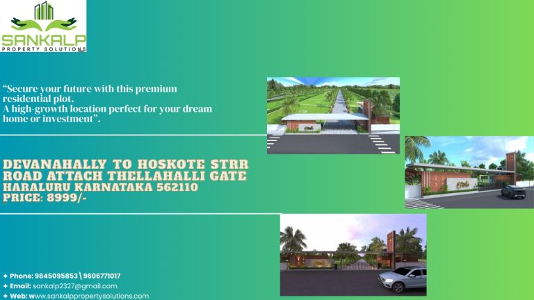 DEVANAHALLI TO HOSKOTE STRR ROAD ATTACH THELLAHALLI GATE  HARALURU KARNATAKA 562110